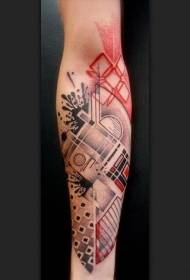 MaArms surrealistic maitiro akapenda akasiyana-siyana zvishongo tattoo