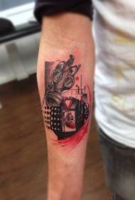 Priontáil tattoo masc gáis dath stíl bogearraí bogearraí lámh