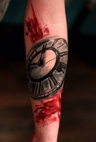 Boja oružja realistična uzorak tetovaže zvona