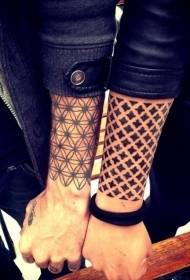 Vira brako kompleksa totema tatuaje mastro