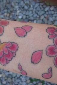 Armas go leor patrún tattoo bándearg bláthanna áille