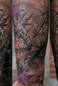 Aarm Faarf natierlecht Wildflower Tattoo Muster