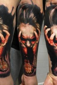 Patrún tattoo bean creepy bhean