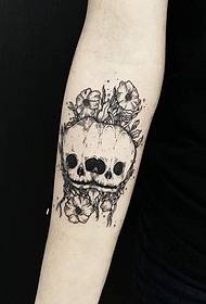 Flor de turmell, patró de tatuatge europeu i americà