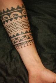 Arm grande tribù tinta nera totem mudellu di tatuaggi