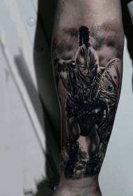 Arm realistische Farbfilm Achilles Tattoo