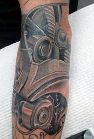 Braccio nuovo stile tatuaggio colore parte del modello del tatuaggio