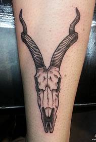 Small arm sheep head tattoo personalized tattoo tattoo pattern