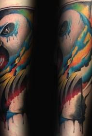 armlet akvarelni stil slikan ptica tetovaža uzorak