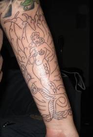 Arm isina ruvara mutsara mermaid tattoo maitiro