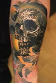 model realist tatuazh i kafkës dekorative me ngjyra natyrale