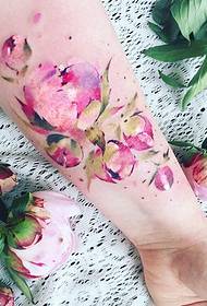 ذراع صغير جميل صغير نمط الوشم الأزهار
