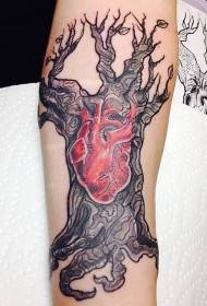 Ny satroka dia nandoko hazo lehibe misy modely vita amin'ny tatoazy