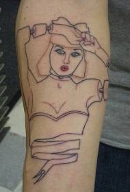Paʻu o le tattoo samples minimalist color tattoo
