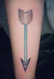 Ang sumbanan nga berde nga arrow nga bukton tattoo nga sumbanan