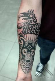 arm zwart origineel ontwerp oude symbool tattoo patroon