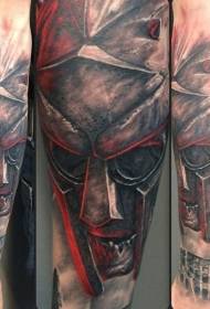 Braccio realistico disgustoso modello di tatuaggio gladiatore zombie