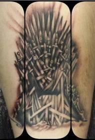 Braccio famoso modello di tatuaggio trono serie TV