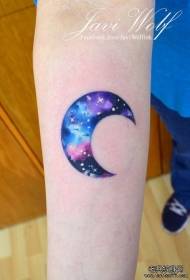 Braccio stella luna dipinto teschio