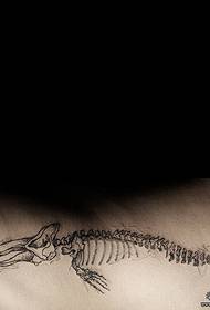 Татуювання татуювання скелет голеностопа