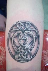 Keltisches Knotenfreundschaftssymbol-Tätowierungsmuster