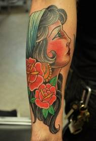 pola tato girl gypsy sekolah