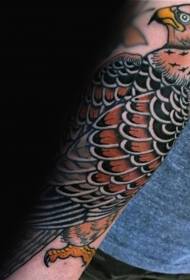 Inoshamisa Iyo Colour Eagle Arm tattoo