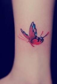 lengan kecil pola tato kupu-kupu kecil