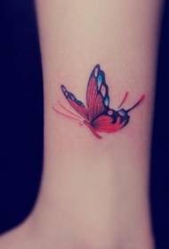 gamay nga bukton nga gamay nga sumbanan sa butterfly tattoo