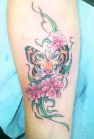 arm tier gesig vlinder kleur tattoo patroon