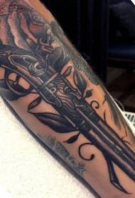 arm old makaranta baki funny bindiga tattoo juna