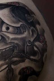 Patrón de tatuaje de prajna tradicional japonesa