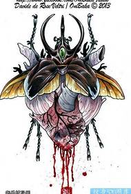 modello di tatuaggio filaria