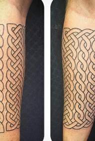 Arm classic Celtic knot tattoo pattern 110234 - Mga bukung-bukong celtic style na karaniwang pattern ng tattoo