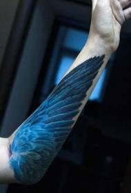 Arm modeli tatuazh i krahëve blu të stilit real