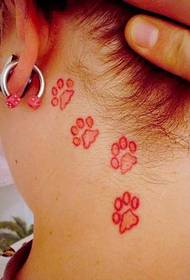 tatuazh i lezetshëm për veshin e vogël