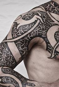 tatuaggio di armatura pirata super bello