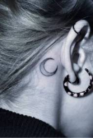 patrón de tatuaje de oreja pequeña patrón de tatuaje de oreja pequeño pero delicado