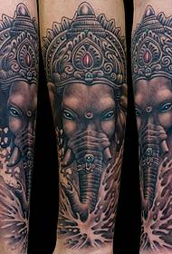 jibs like water spray tattoo pattern