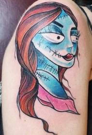 braccio tatuaggio mostro zombi modello tatuaggio del fumetto