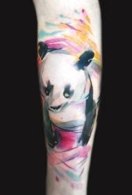 Watercolor panda tatuu ilana