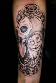 Leutik Leungit Sakit Hideung Hideung jeung Bodas Zombie Potret Tattoo Tato