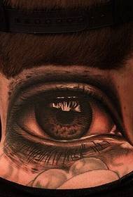 Attraktioun Déi 3D Eyeball Tattoo Biller vun der Majoritéit vu Leit si realistesch