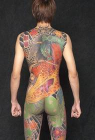Japanska klasična tetovaža punog oklopa