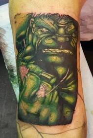 Modello di tatuaggio avatar Art Style Hulk