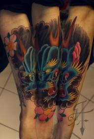 Nuovo stile giapponese Fantasy Dragon Tattoo Pattern