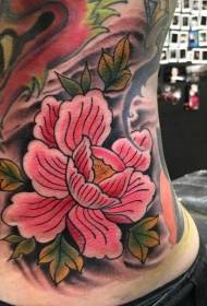 pinggang gaya sekolah gaya tato bunga warna lama