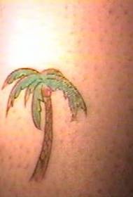 wzór tatuażu mały kolor palmy