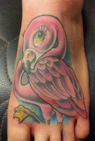Léif rosa Flamingo Tattoo Muster