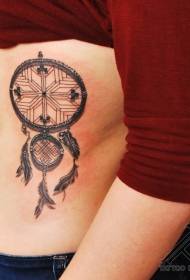 ساڄي پاسي ڪارو ڪارو خواب Dreamcatcher ٽٽني نمون